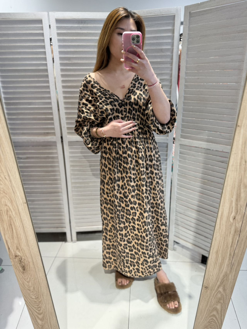 Wholesaler Victoria & Isaac - BACKLESS COTTON GAUZE DRESS