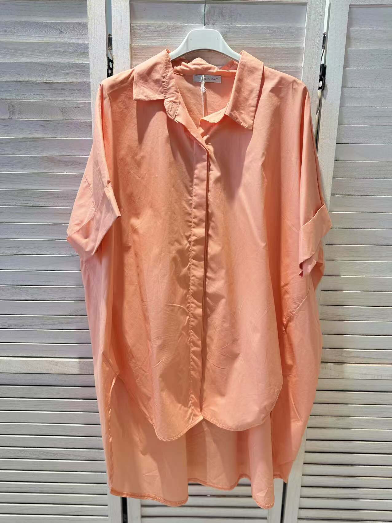 Wholesaler Victoria & Isaac - Cotton shirt dress short sleeve