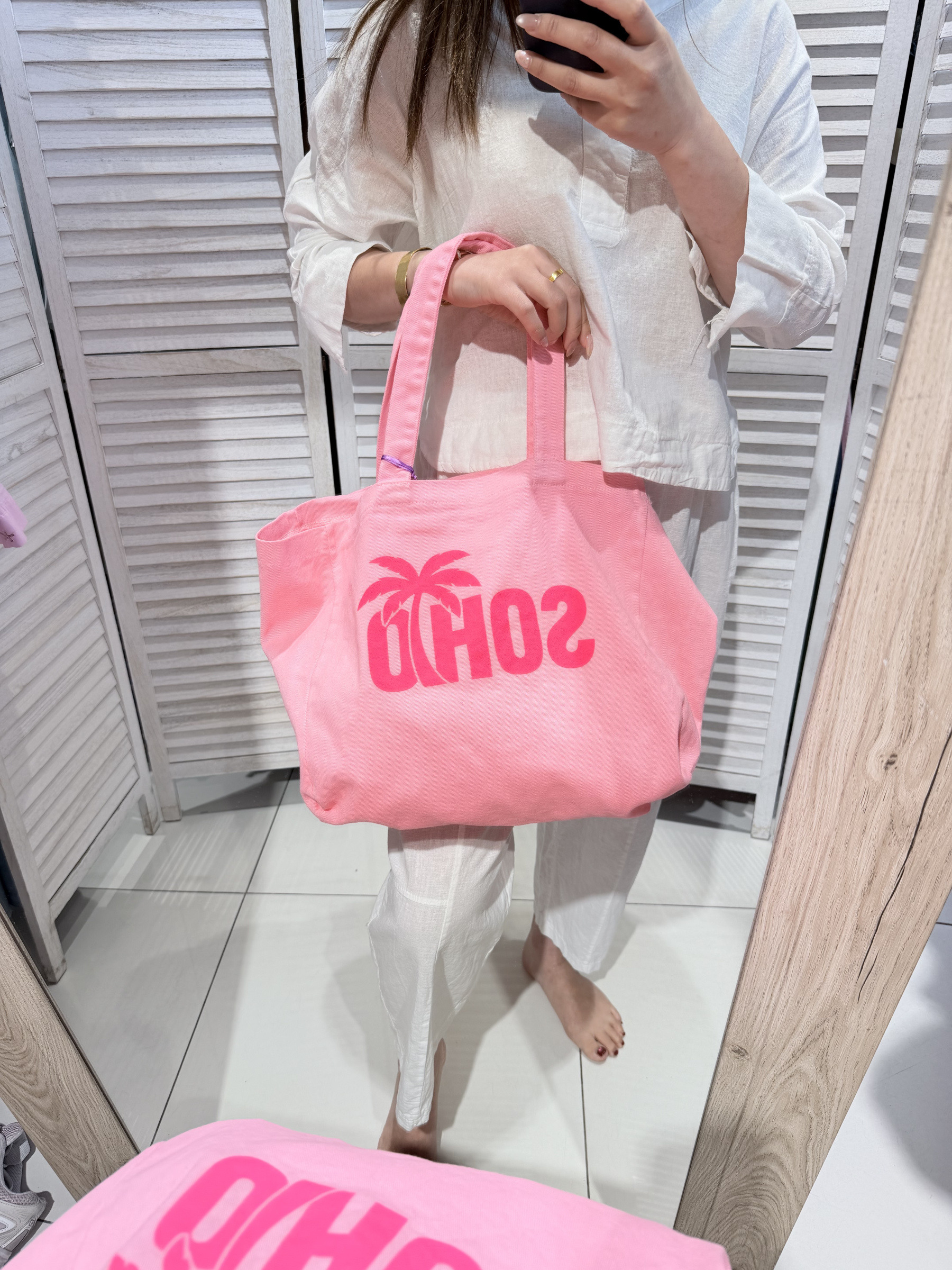 Wholesaler Victoria & Isaac - Beach bag with tropical print