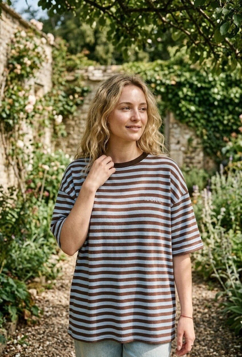 Wholesaler Victoria & Isaac - Striped short-sleeve T-shirt