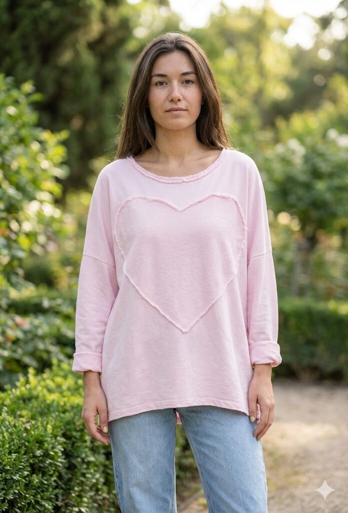 Wholesaler Victoria & Isaac - Long-sleeve T-shirt with heart