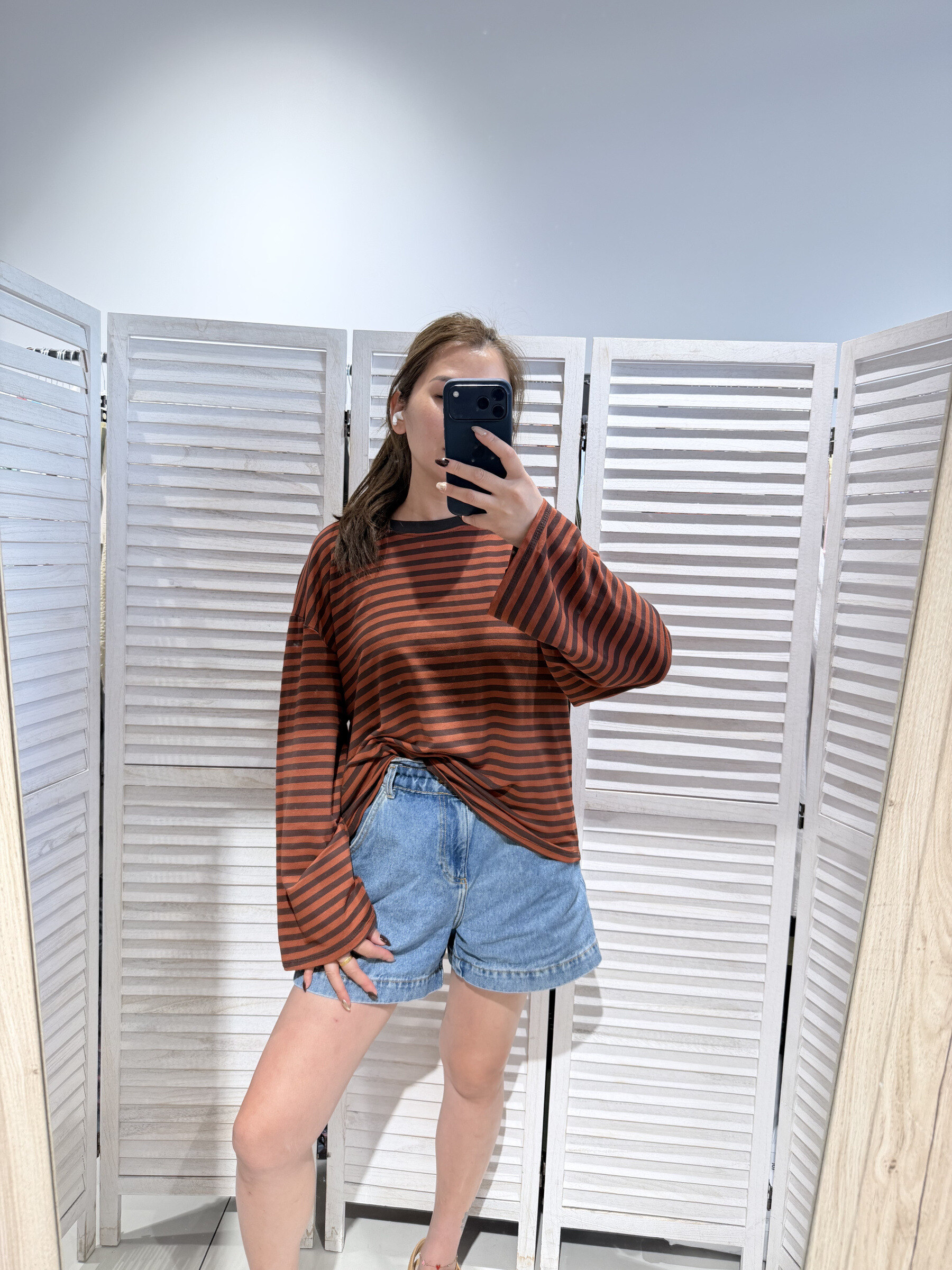 Grossiste Victoria & Isaac - T-shirt rayé manches longues