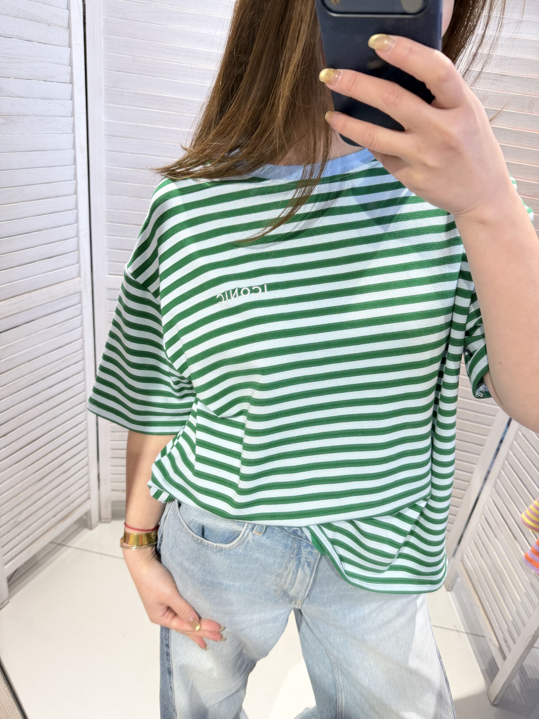 Wholesaler Victoria & Isaac - Striped short-sleeve t-shirt