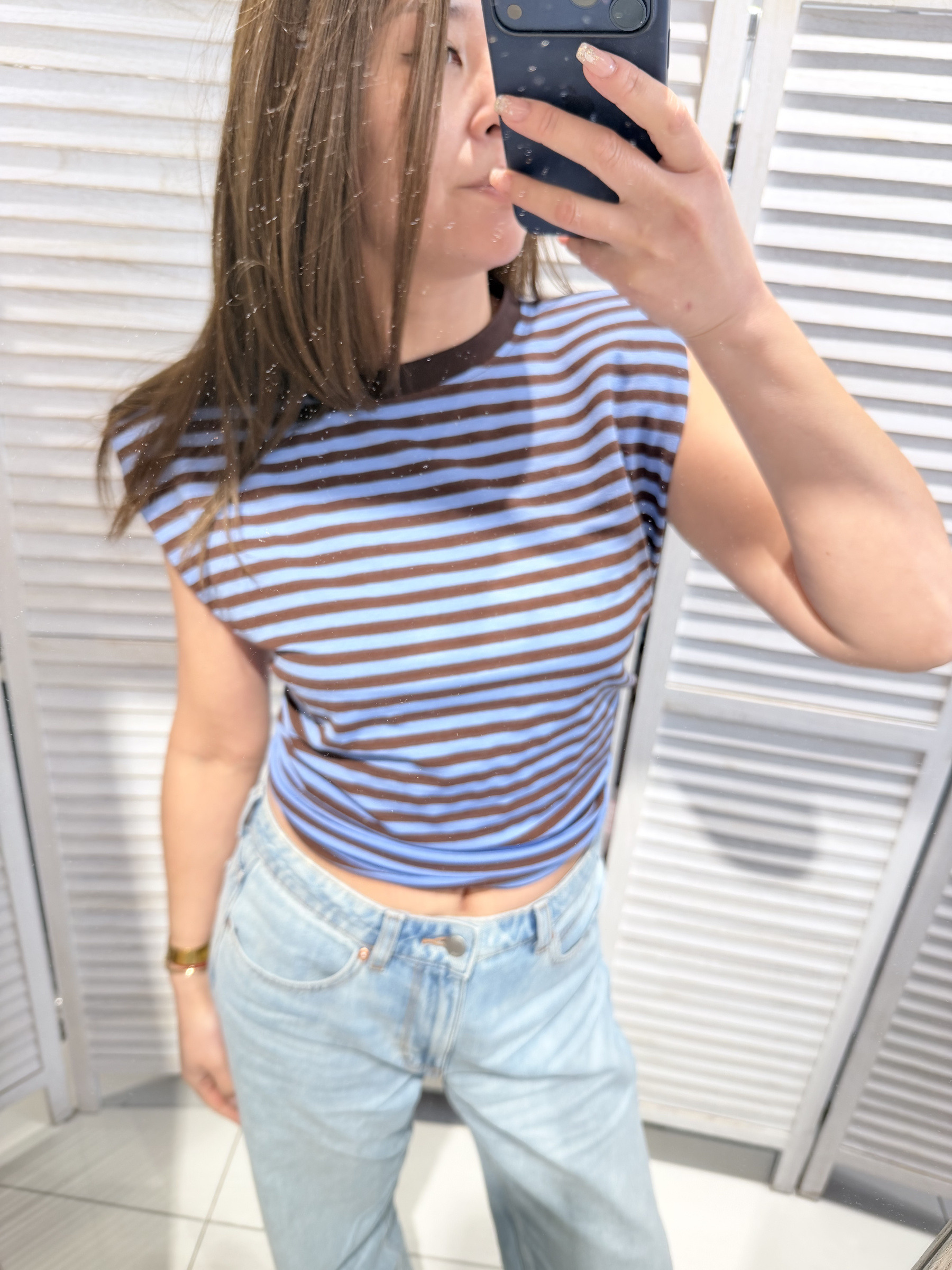 Wholesaler Victoria & Isaac - Striped short-sleeve T-shirt