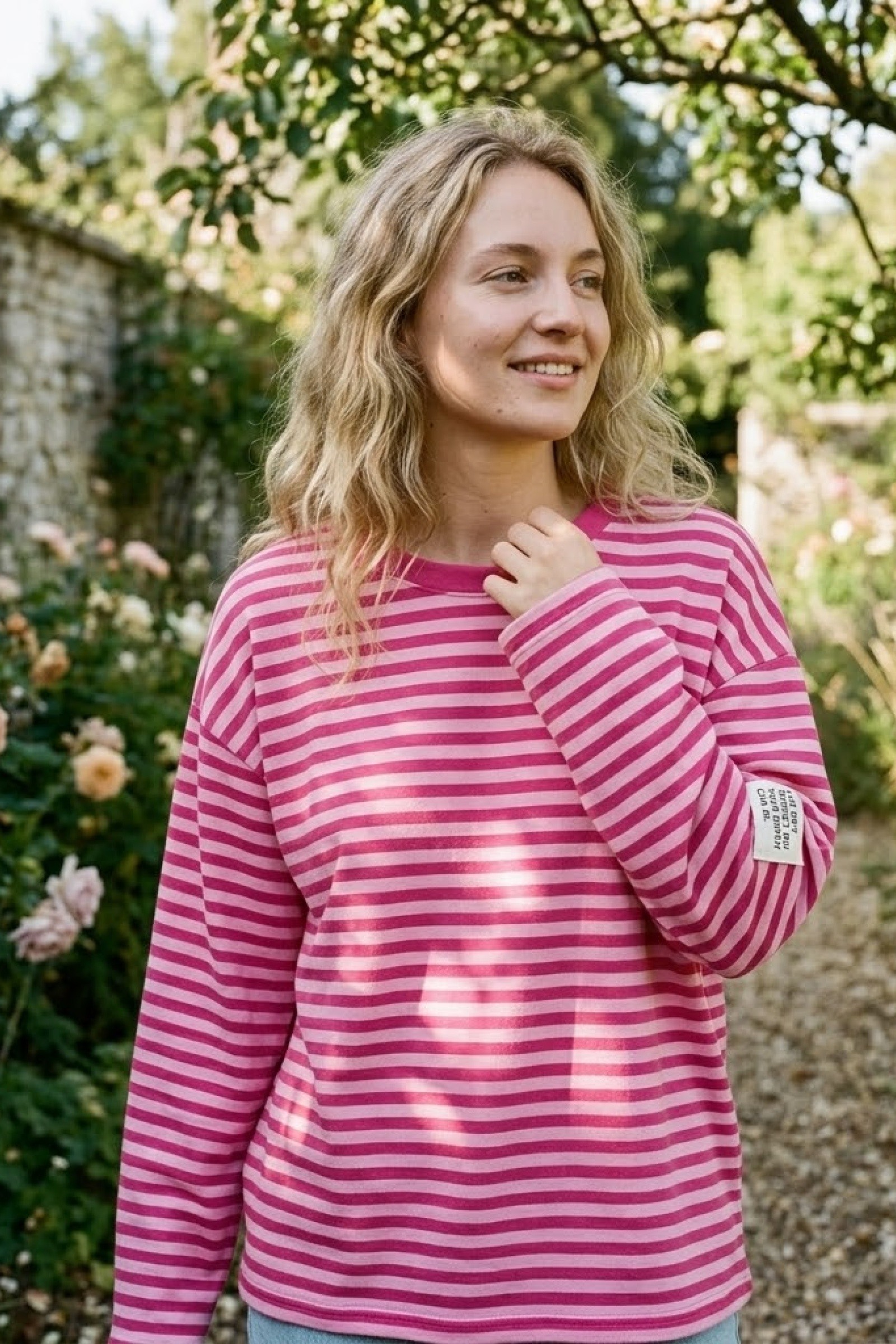 Wholesaler Victoria & Isaac - Women's striped T-shirt