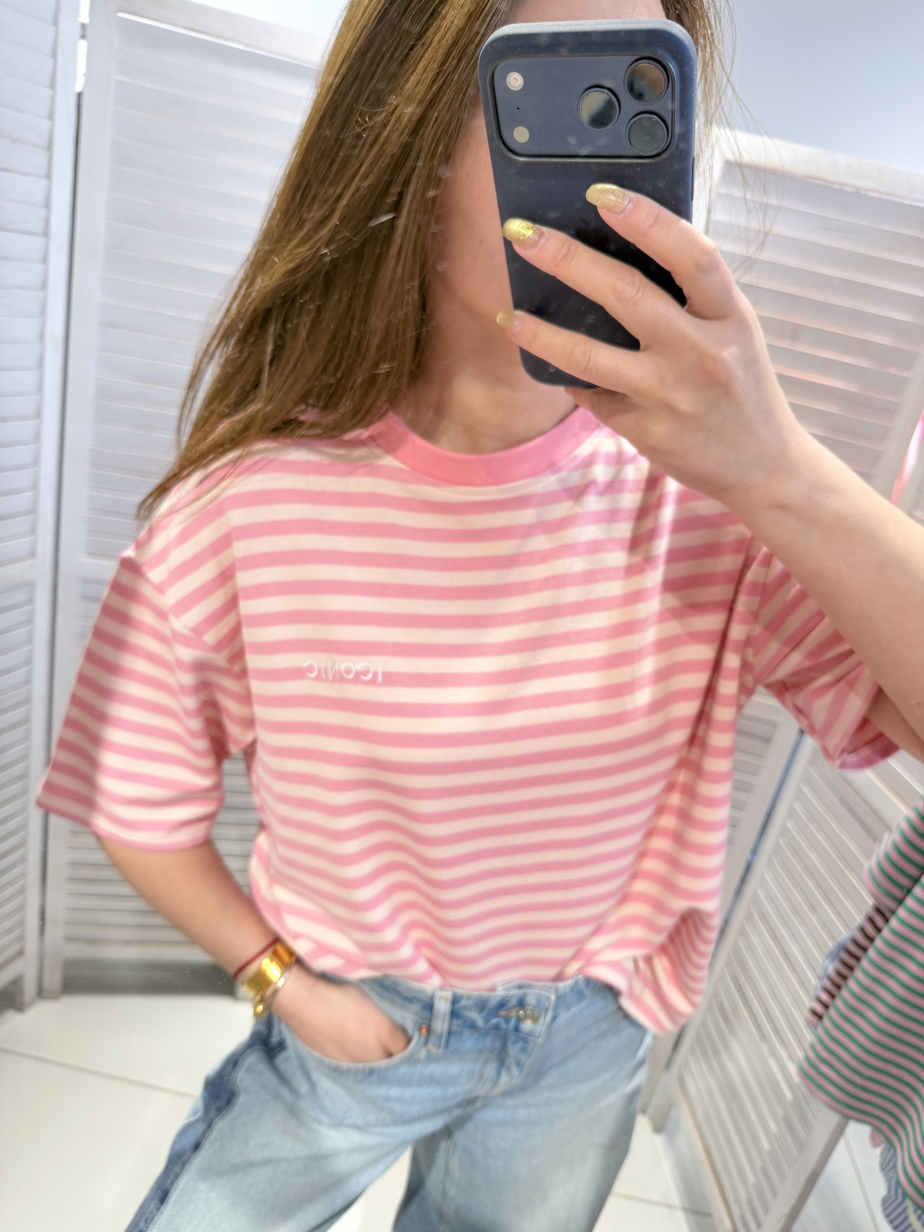 Wholesaler Victoria & Isaac - Striped short-sleeve T-shirt