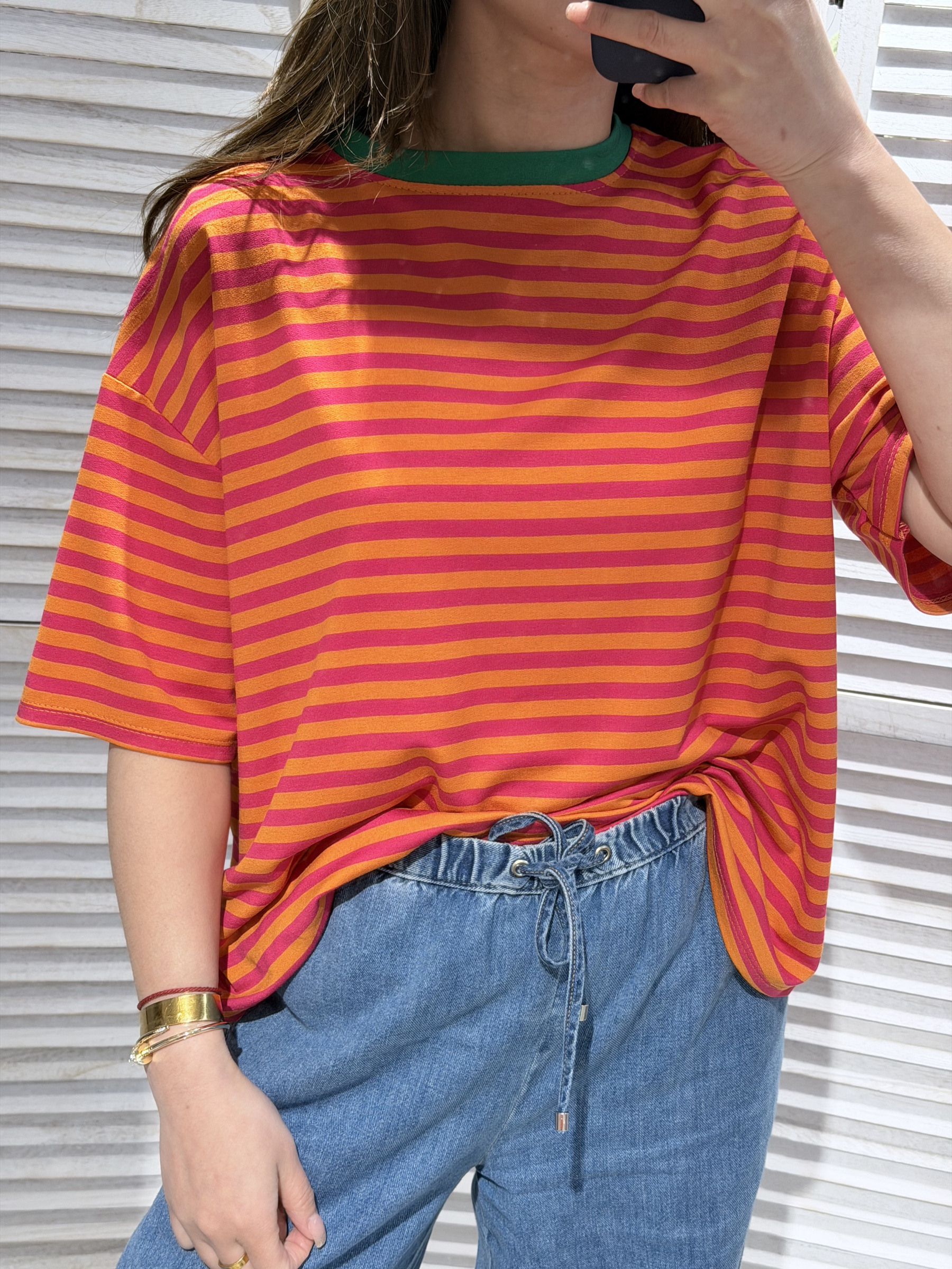 Wholesaler Victoria & Isaac - Striped T-shirt