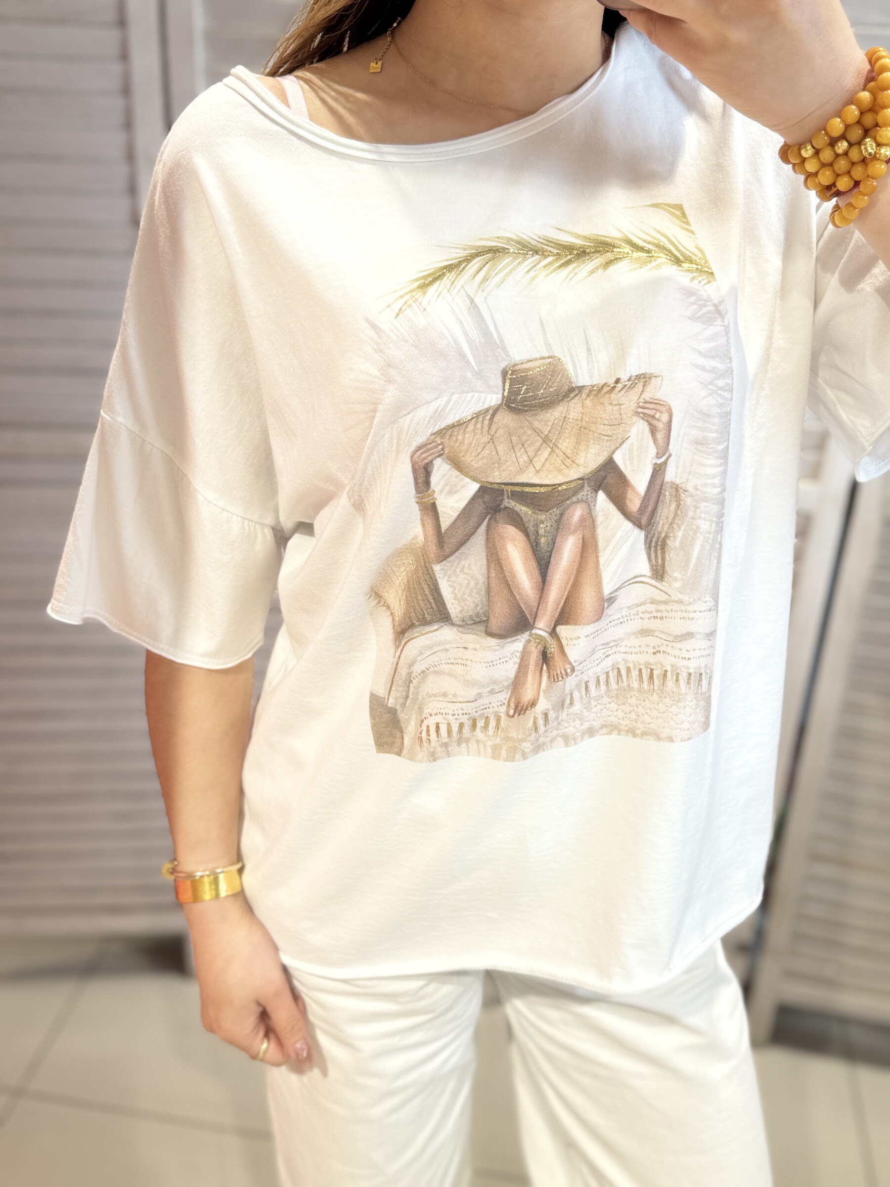 Grossiste Victoria & Isaac - T-shirt détente imprimé femme