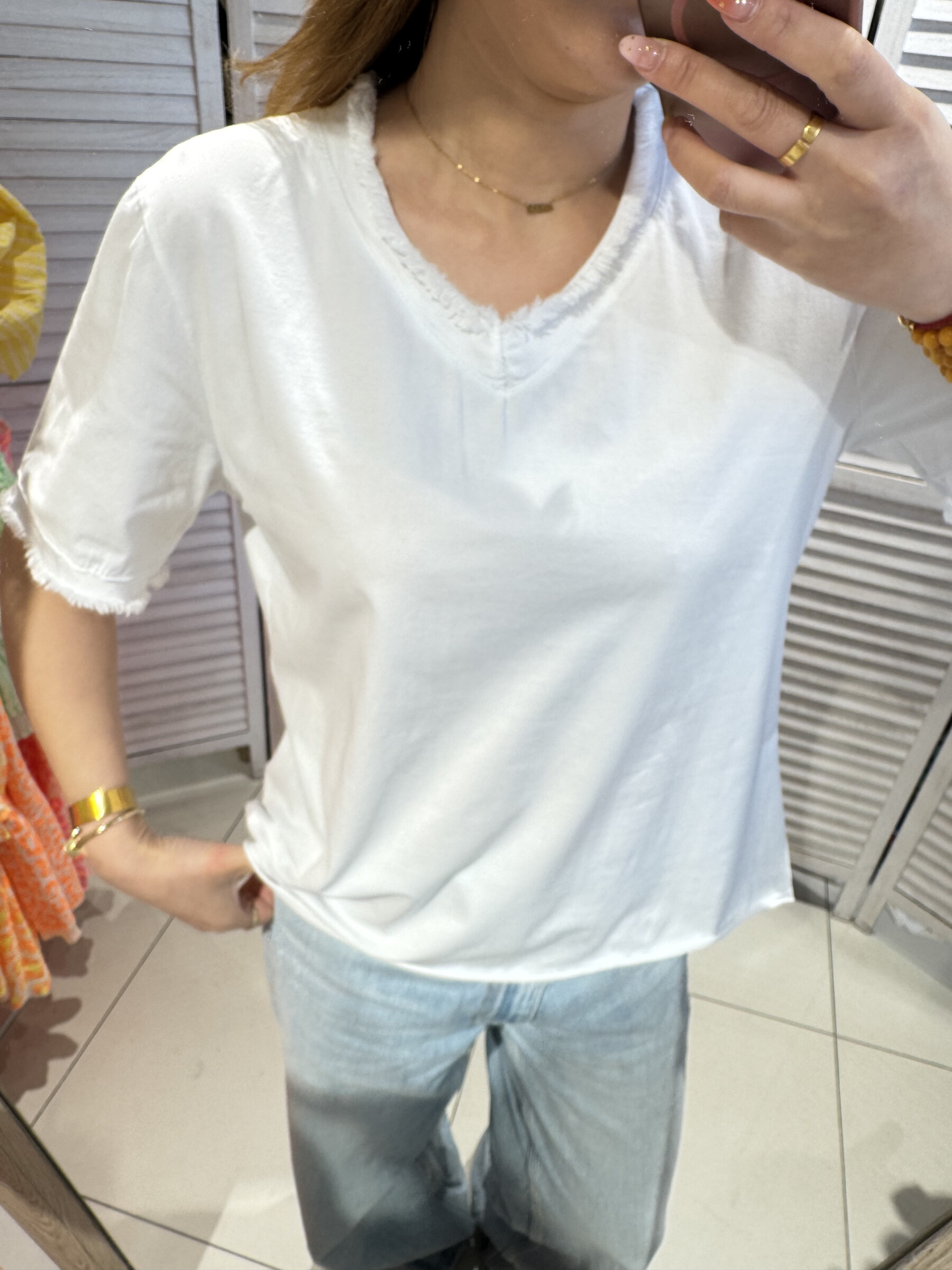 Grossiste Victoria & Isaac - T-shirt à col V avec finitions