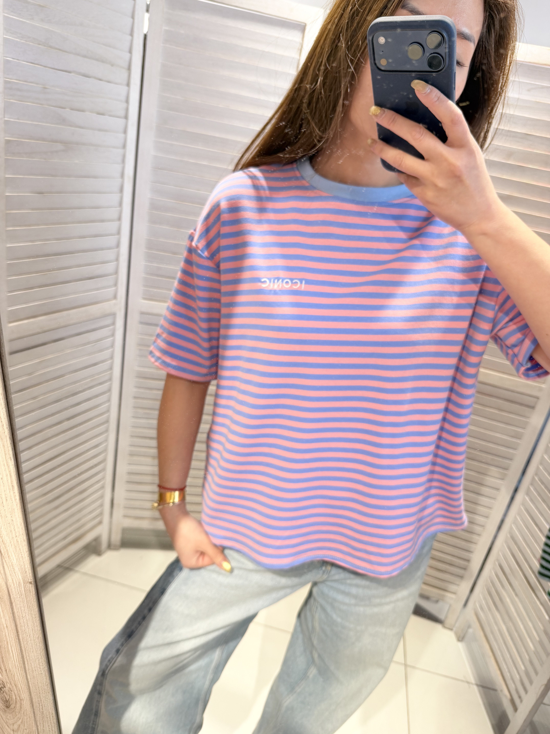 Wholesaler Victoria & Isaac - Striped short-sleeve T-shirt