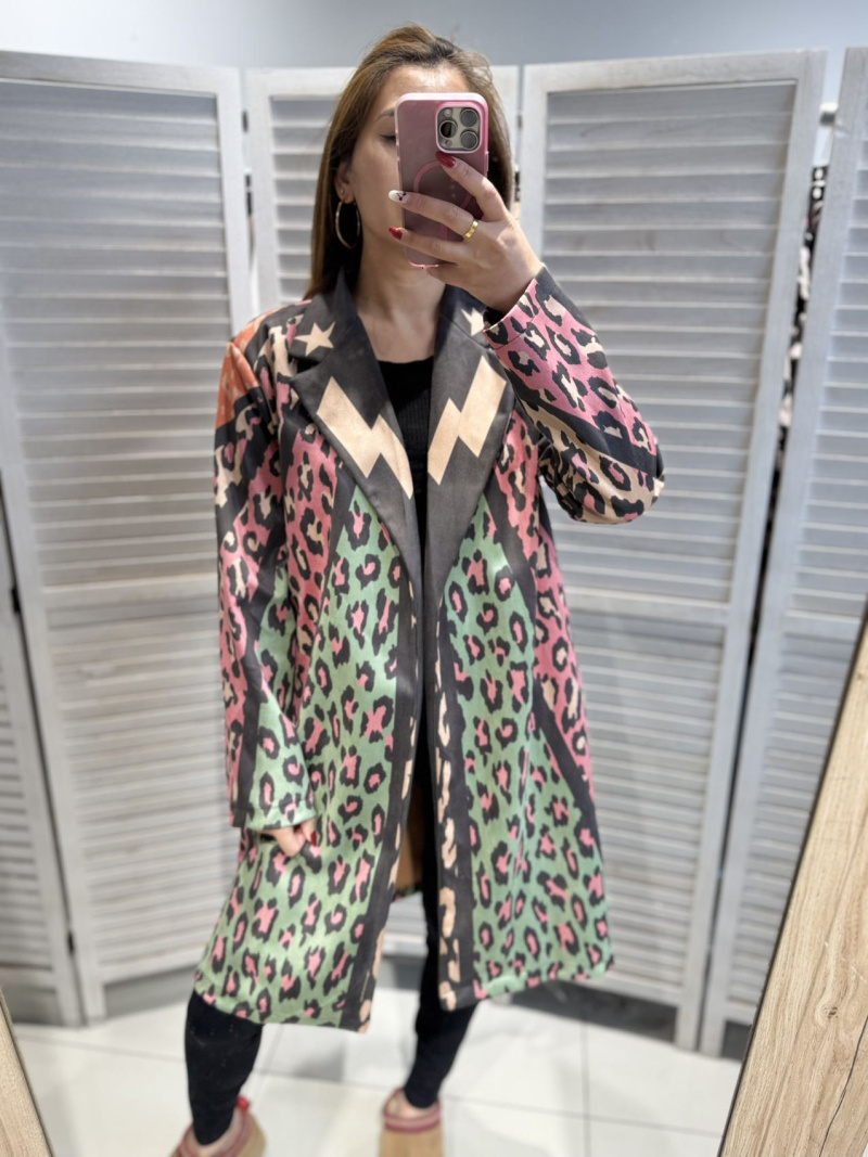 Wholesaler Victoria & Isaac - PRINTED SUEDE-EFFECT JACKET