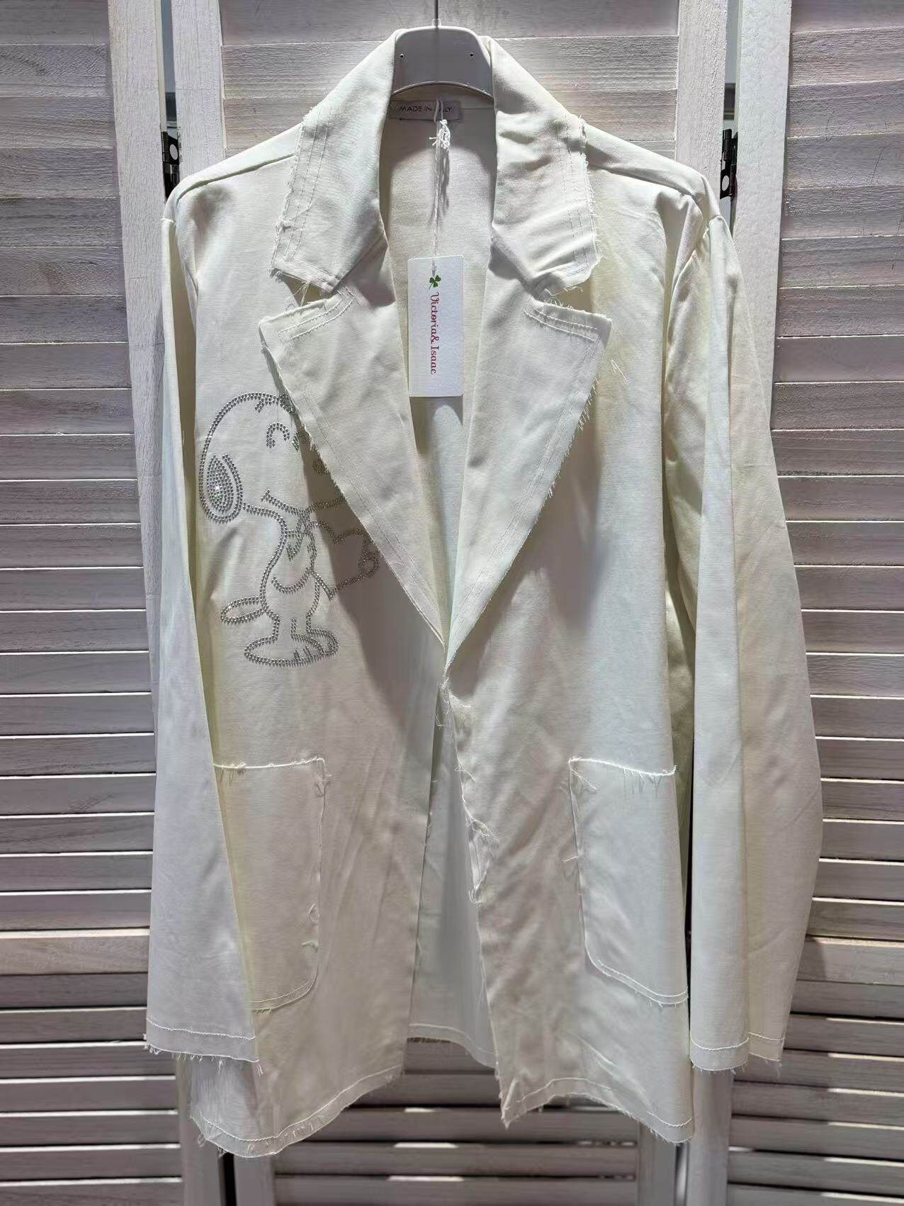 Wholesaler Victoria & Isaac - Oversize jacket Strase jewelry