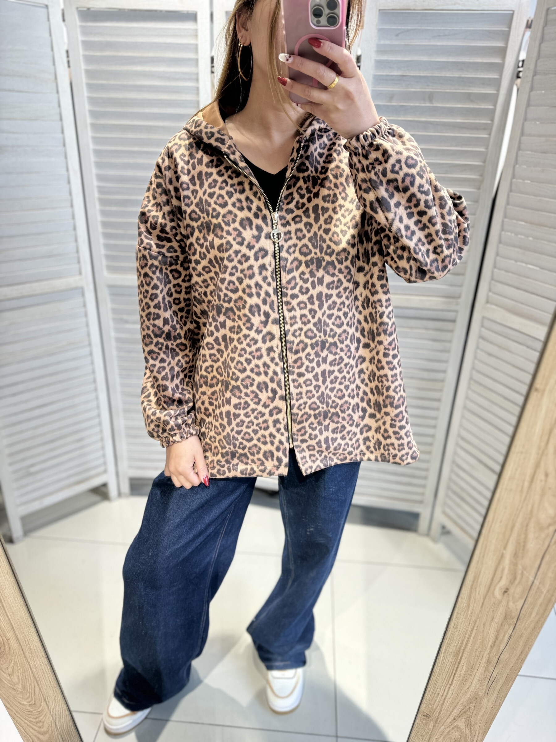 Mayorista Victoria & Isaac - Chaqueta con cremallera y estampado animal