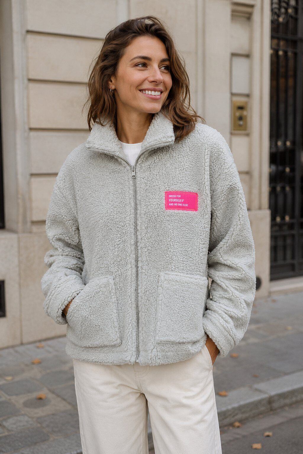 Grossiste Victoria & Isaac - Veste en polaire zippée