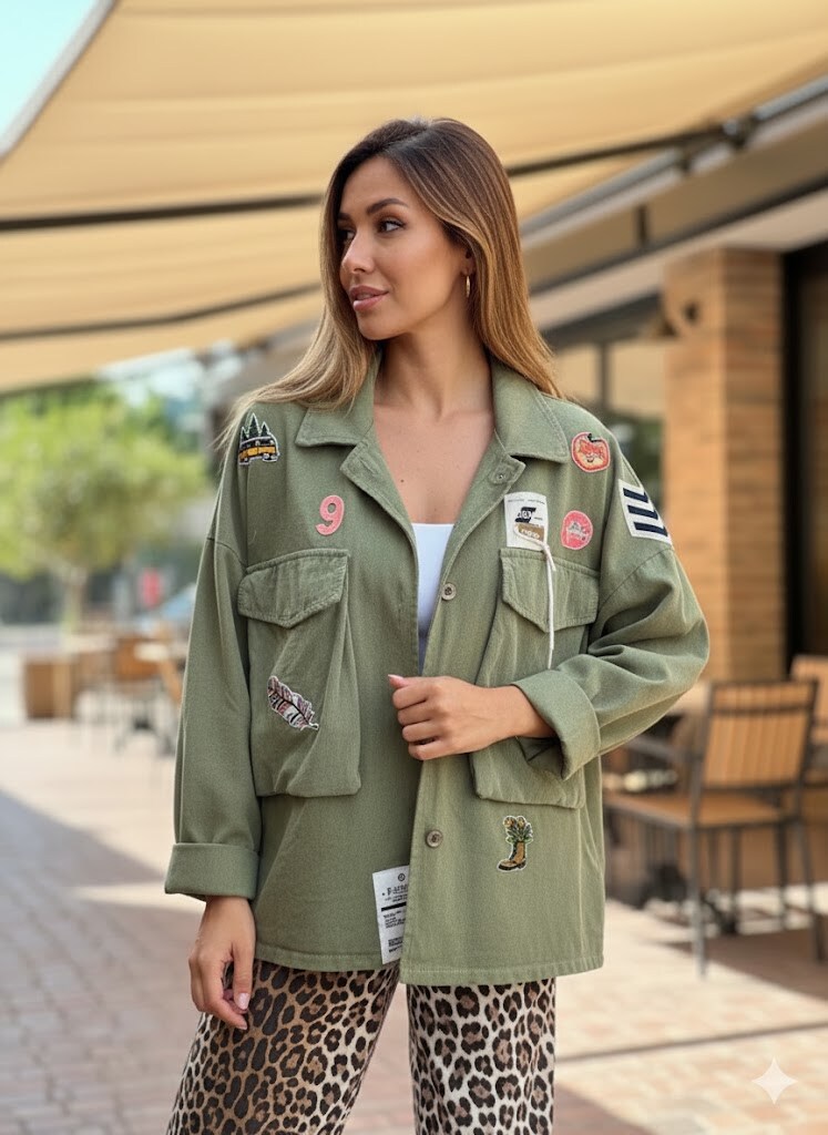 Grossiste Victoria & Isaac - Veste oversize à motifs