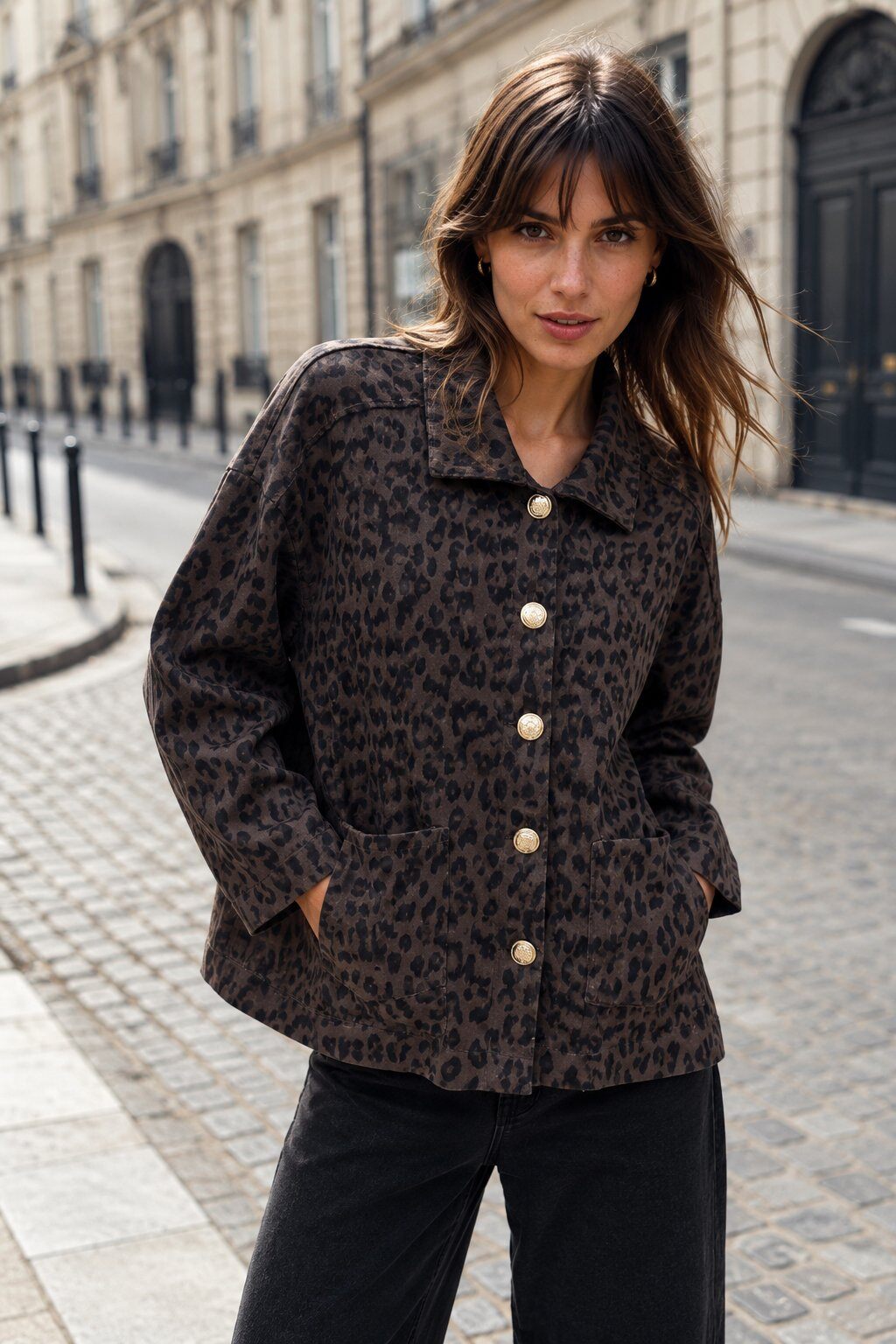 Großhändler Victoria & Isaac - Leopardenmuster Jacke