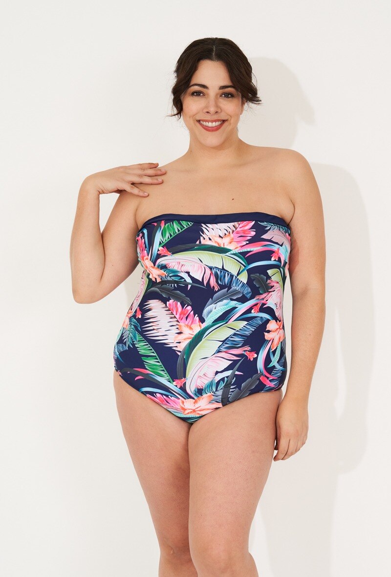 Großhändler Vidoya Swimwear - Badeanzug in Übergröße - schulterfrei