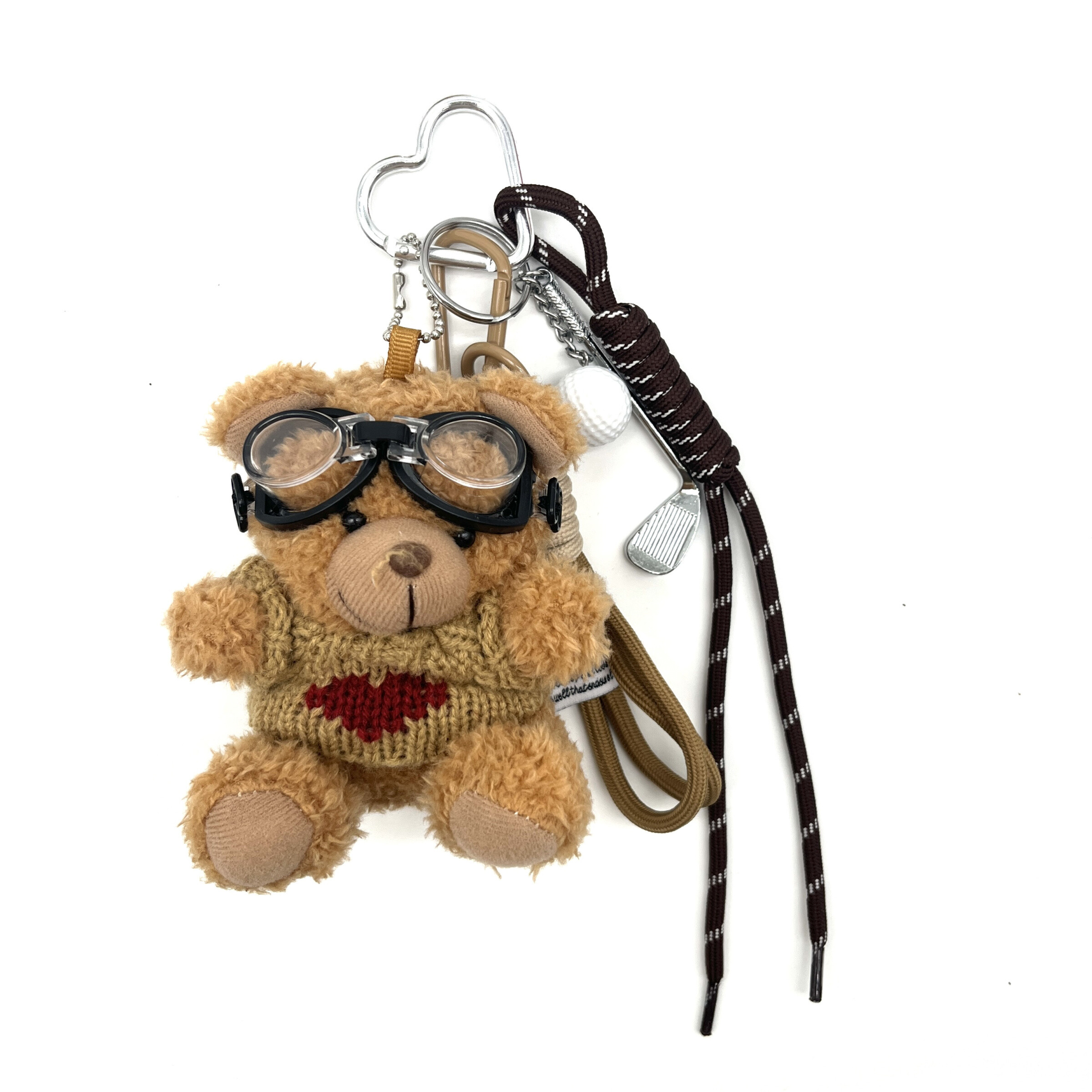 Grossista Vimoda - Portachiavi Bag Charm - ORSETTO PILOTA