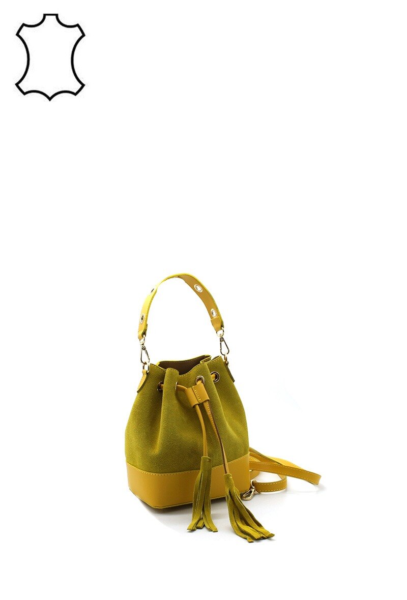 Grossiste Vimoda - Petit sac seau en cuir