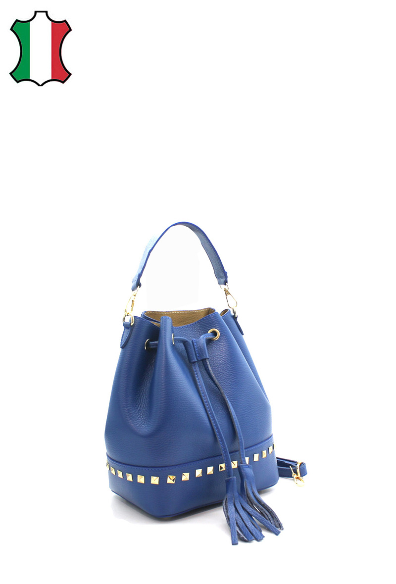 Wholesaler Vimoda - Leather purse bag with studs