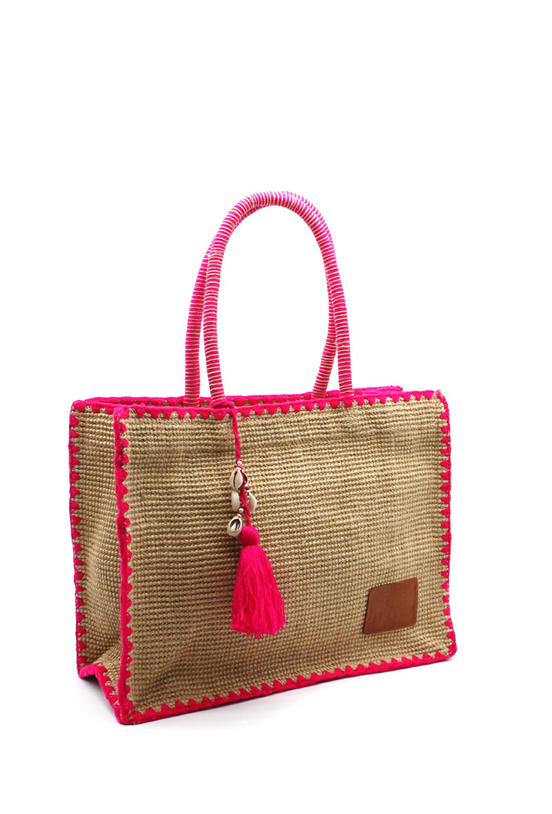 Mayorista Vimoda - Bolso tote de playa de yute
