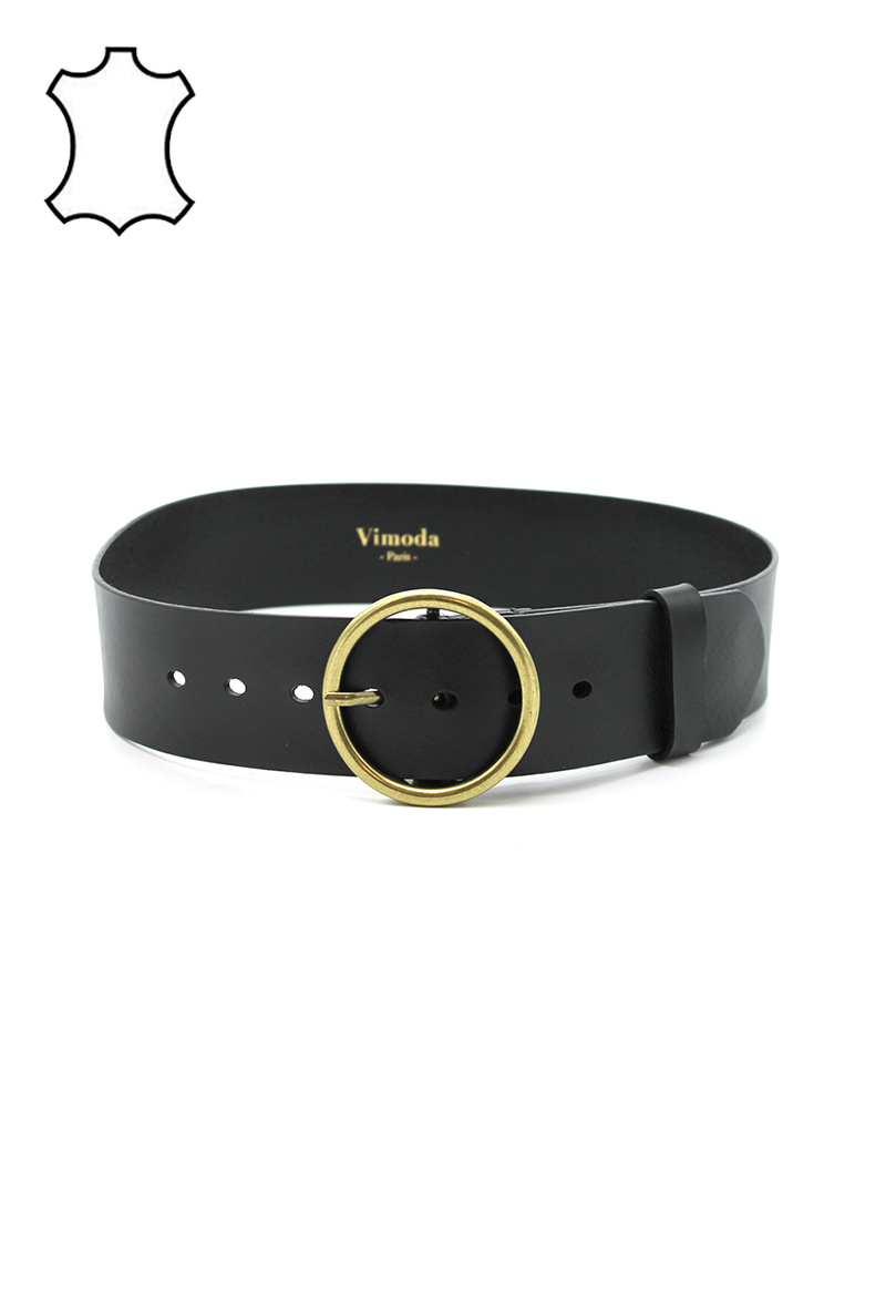 Grossiste Vimoda - Ceinture en cuir de vachette