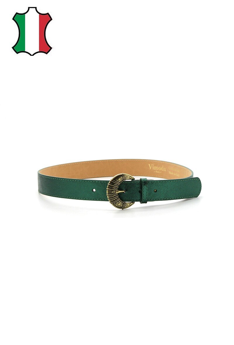 Grossiste Vimoda - Ceinture en cuir métallisé
