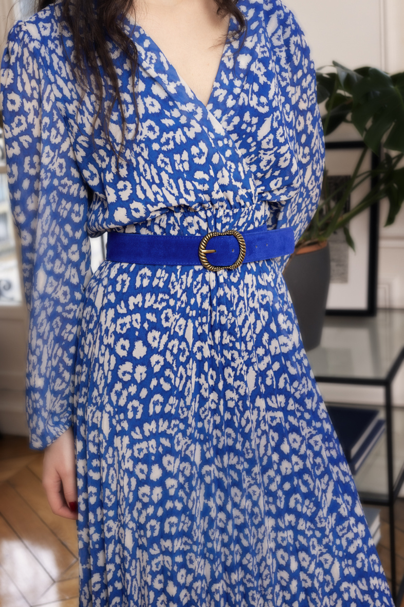 Grossiste Vimoda - Ceinture en cuir daim avec boucle