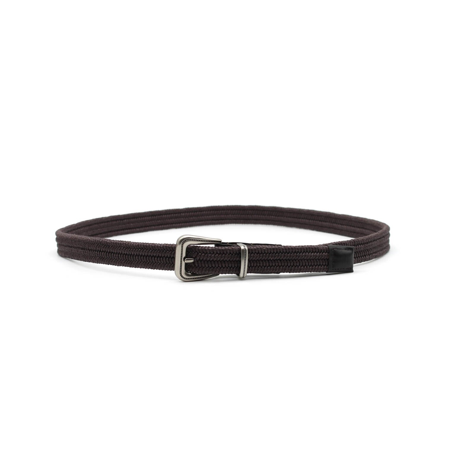 Grossiste Vimoda - Ceinture tressée élastique avec détails en cuir
