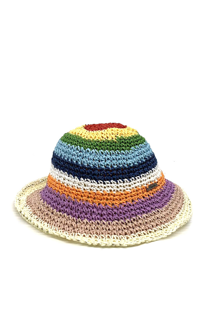 Grossiste Vimoda - Bob tressé multicolore femme