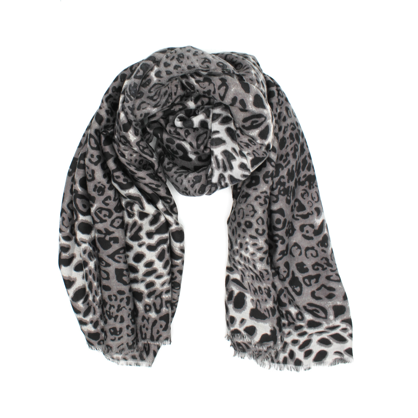 Wholesaler Vimoda - Leopard print full scarf - Urban Jungle Series