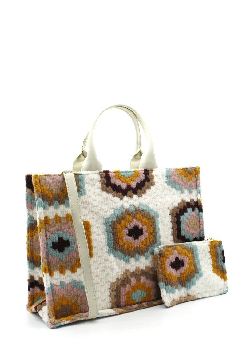 Grossiste Vimoda - Sac à main granny square
