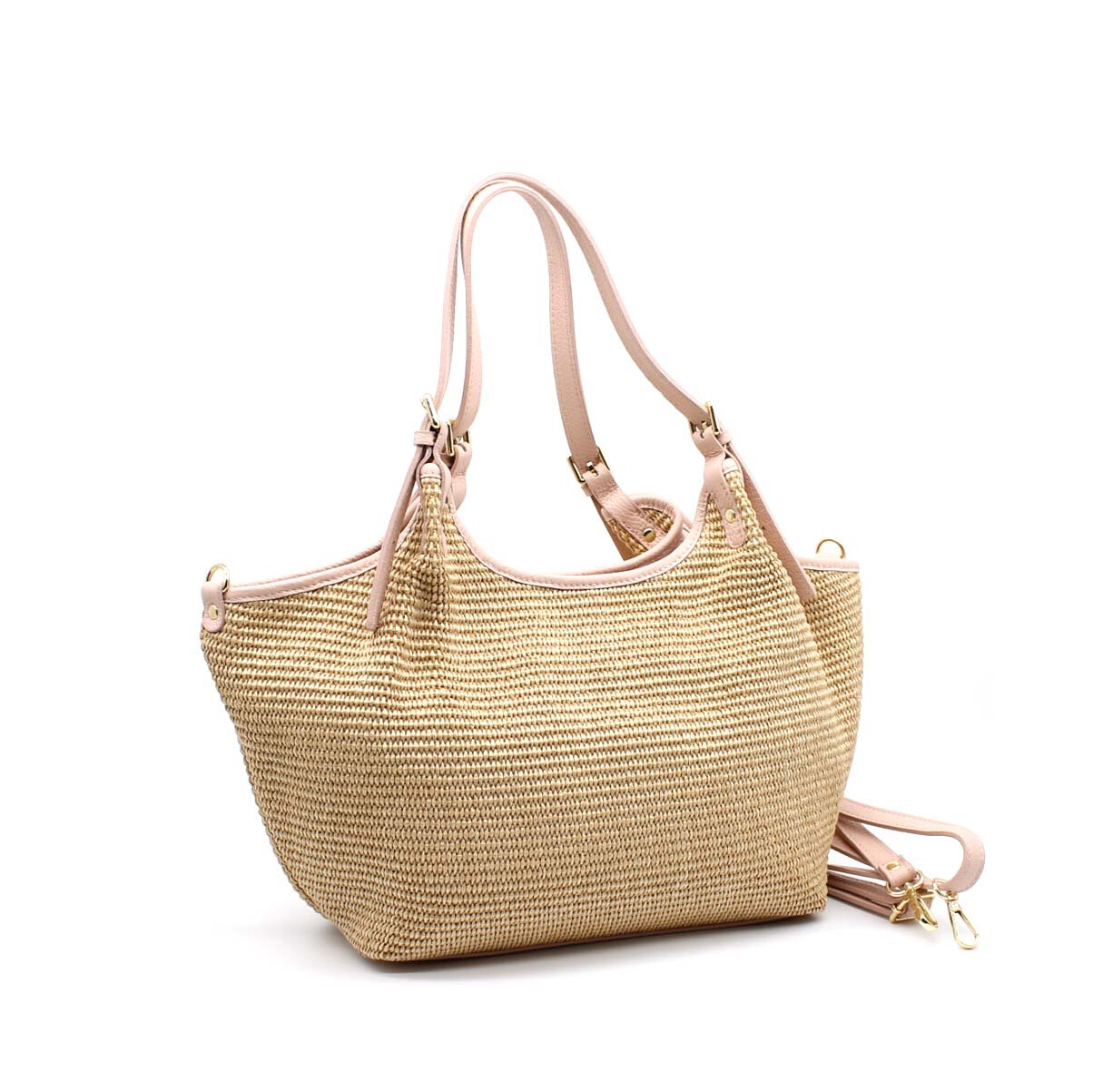 Wholesaler Vimoda - Mini leather and paper knitted bag