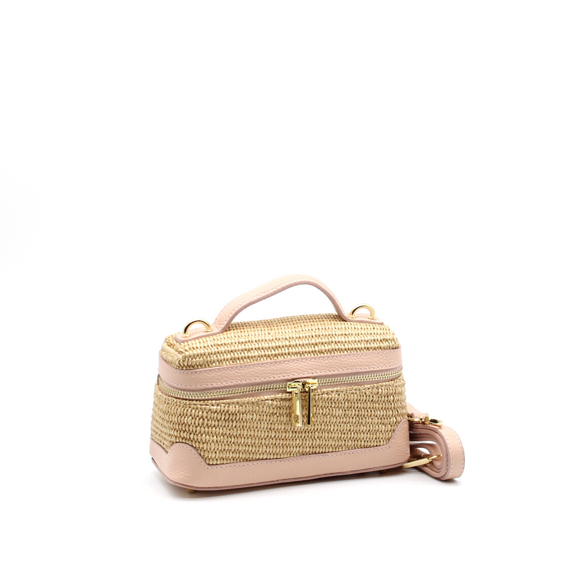 Wholesaler Vimoda - Mini leather and paper knitted bag