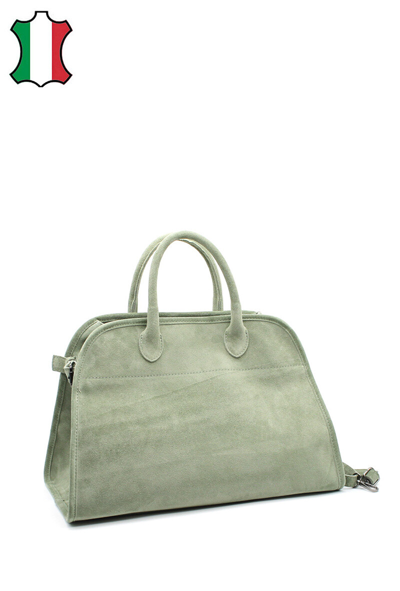 Großhändler Vimoda - Lederhandtasche mit verlängertem Griff