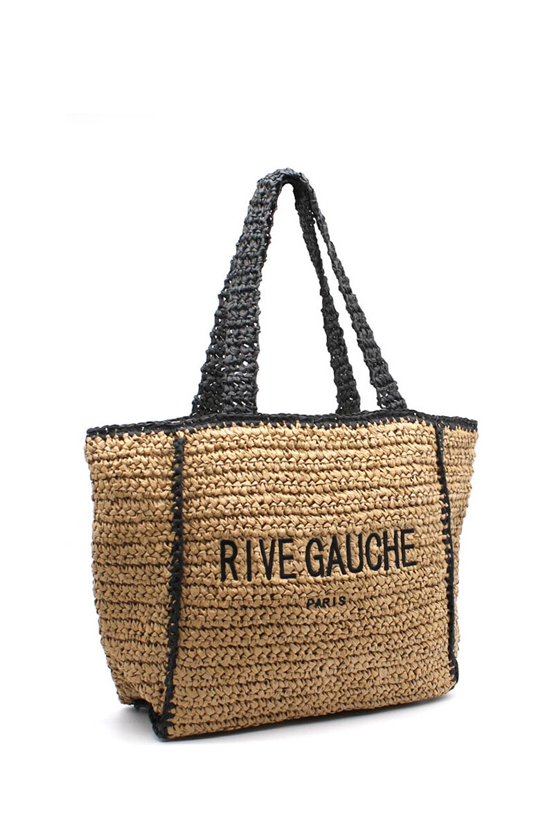 Wholesaler Vimoda - CROCHET Cabas Tricolor handbag RIVE GAUCHE