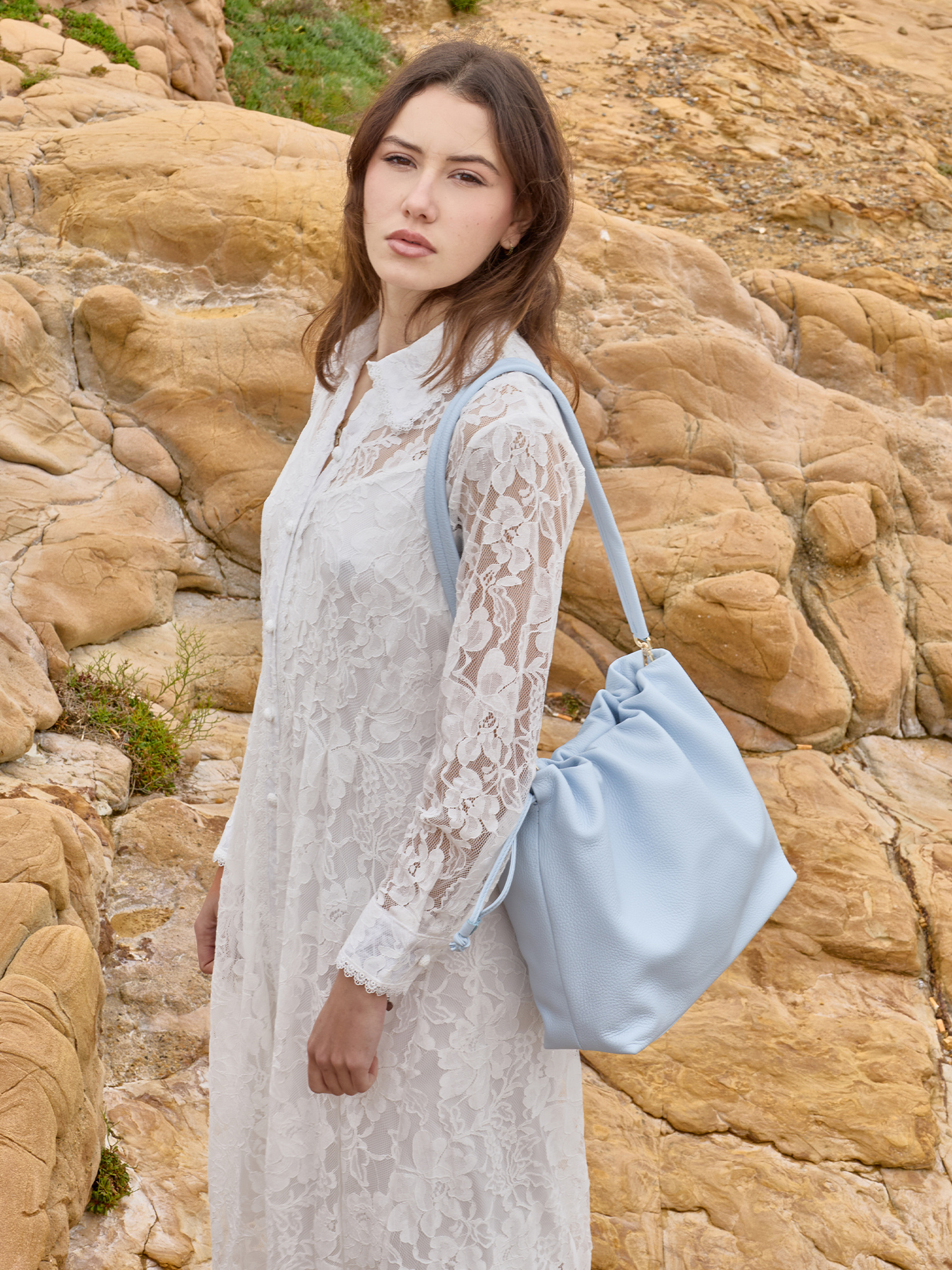 Wholesaler Vireum - Lazy Cloud Genuine Leather Bag