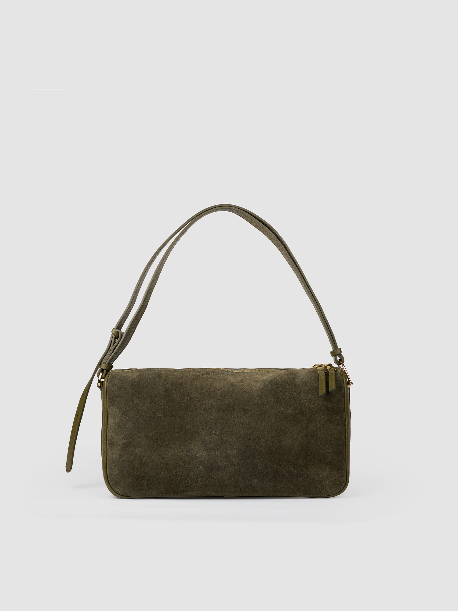 Wholesaler Vireum - Large Suede Coquette Shoulder Bag in Suede and Leather – VELIA