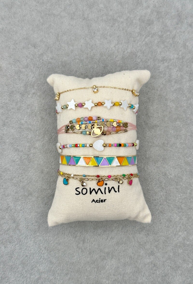 Wholesaler Vitany - Set of stainless steel bracelet
