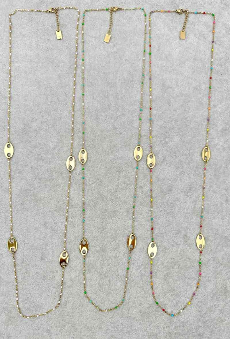 Wholesaler Vitany - Stainless steel long necklace