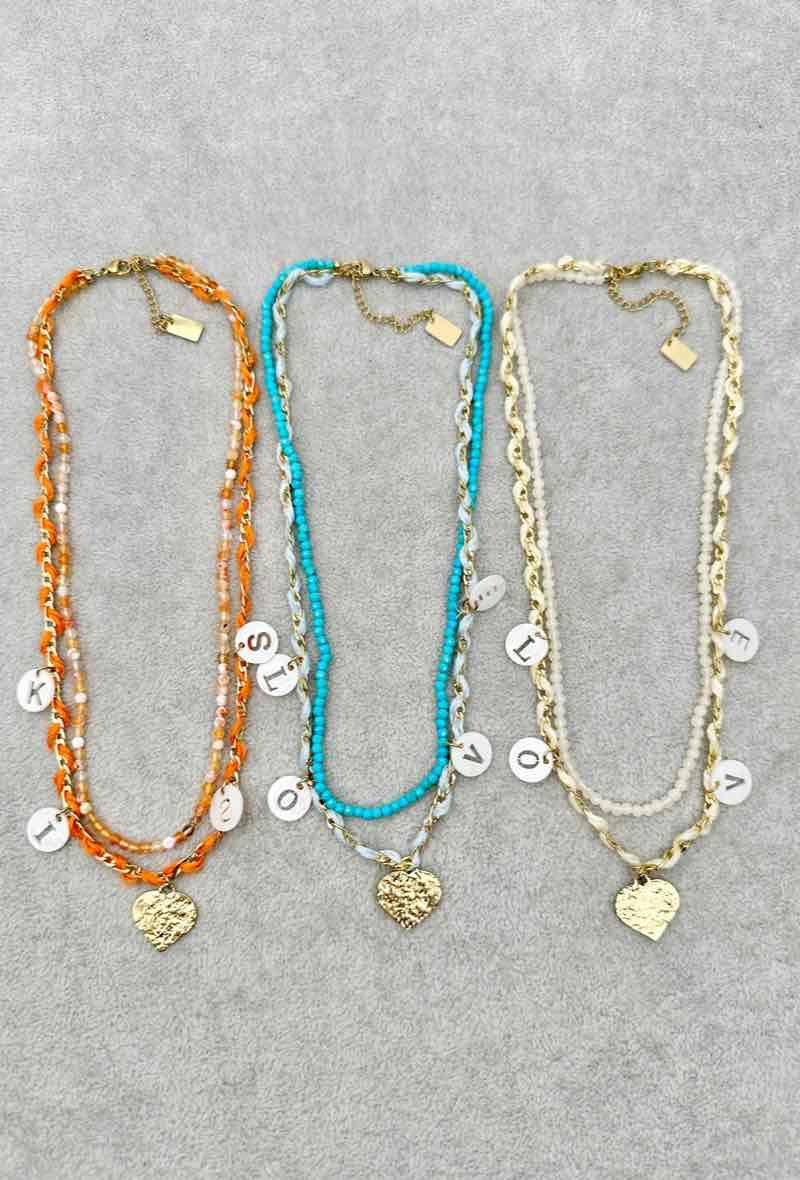 Wholesaler Vitany - Stainless steel double necklace