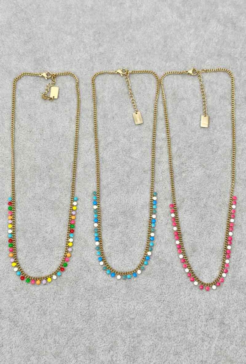 Wholesaler Vitany - Stainless steel short necklace