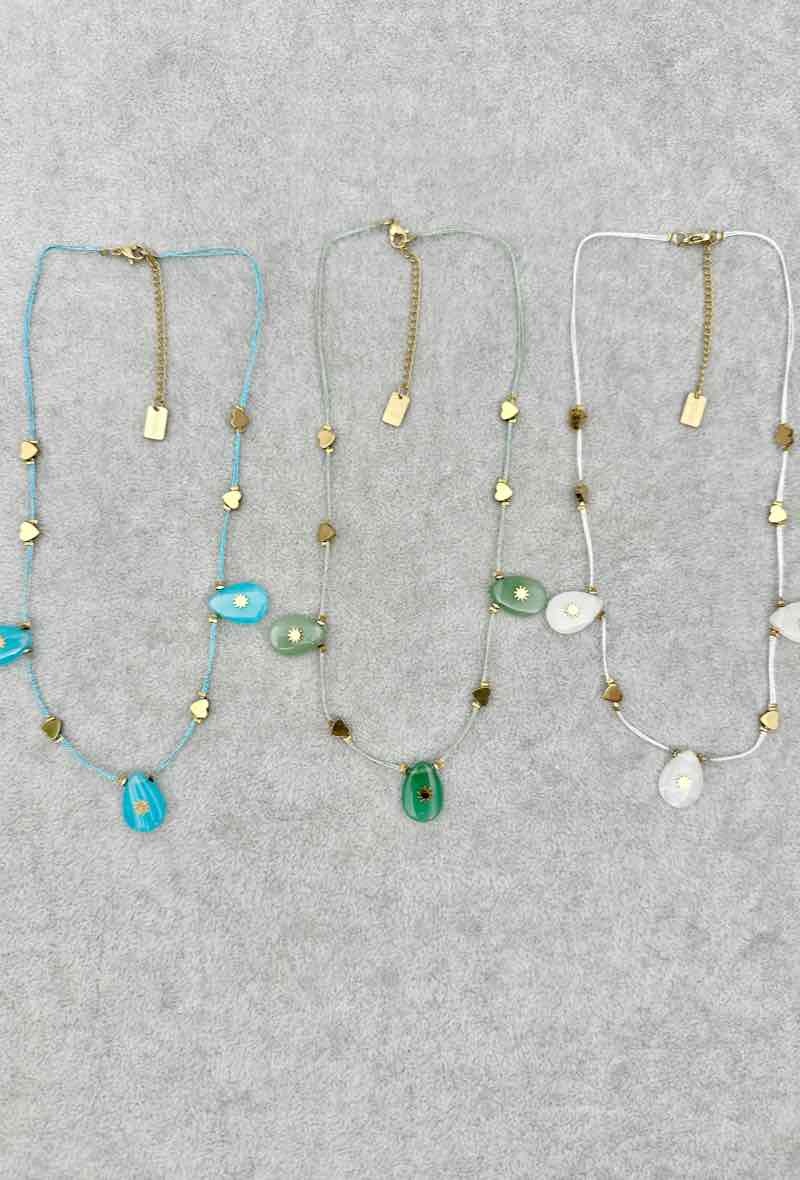Wholesaler Vitany - Stone short necklace