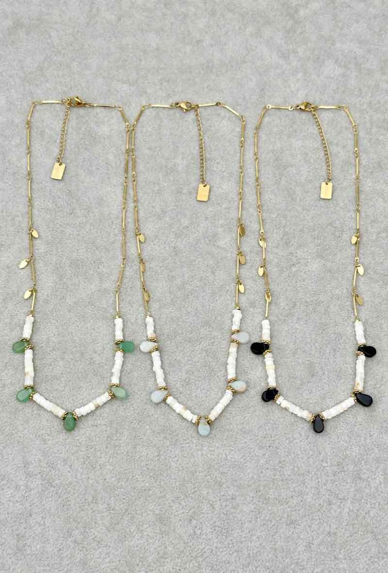 Wholesaler Vitany - Stainless steel short necklace