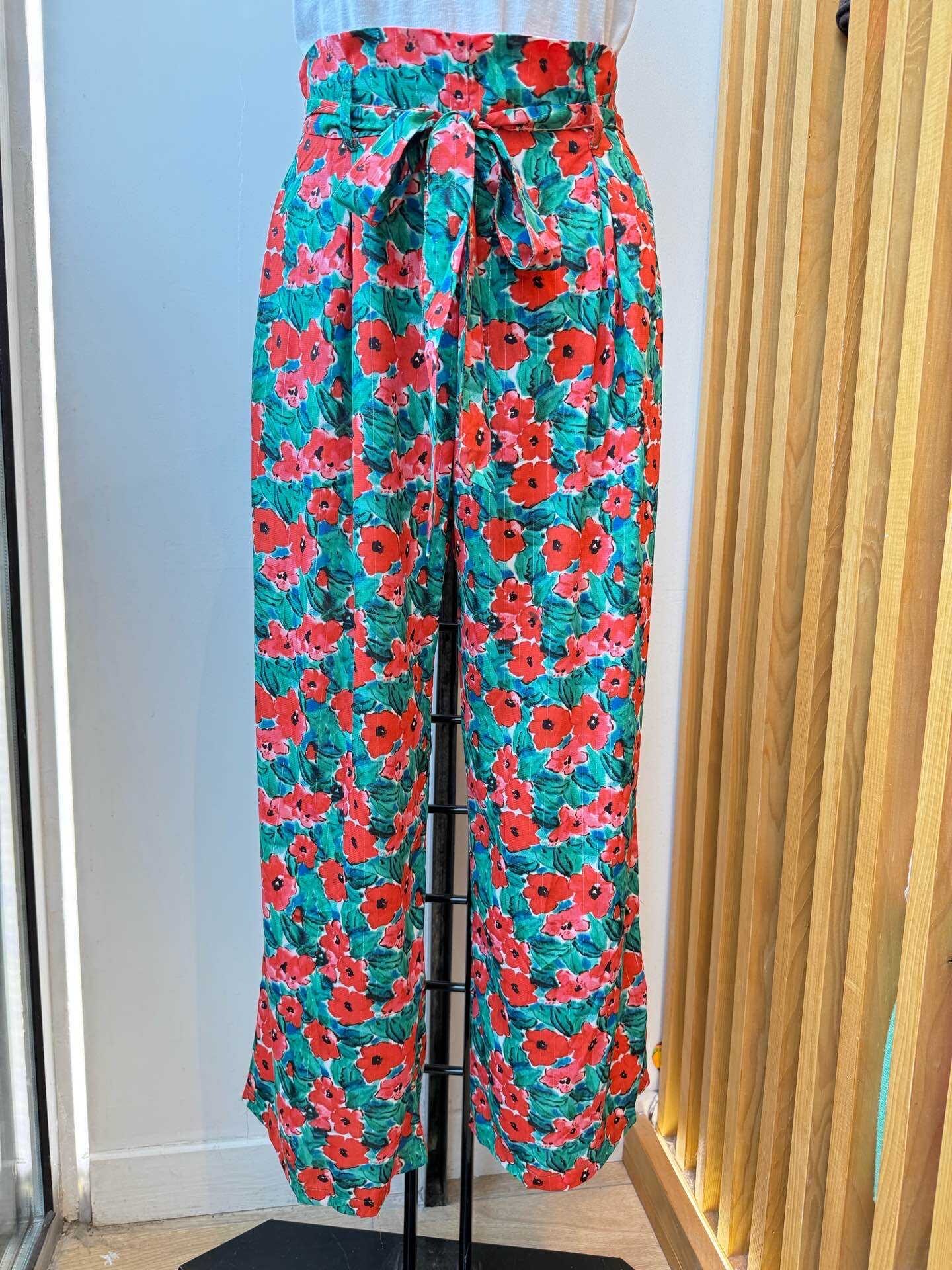 Grossiste VIViCHY GRANDE TAILLE - Pantalon Large Grande Taille Avec Imprimé Fleuri