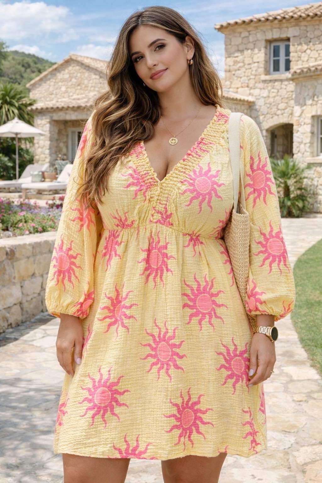 Grossiste VIViCHY GRANDE TAILLE - Robe gaze de coton en grande taille