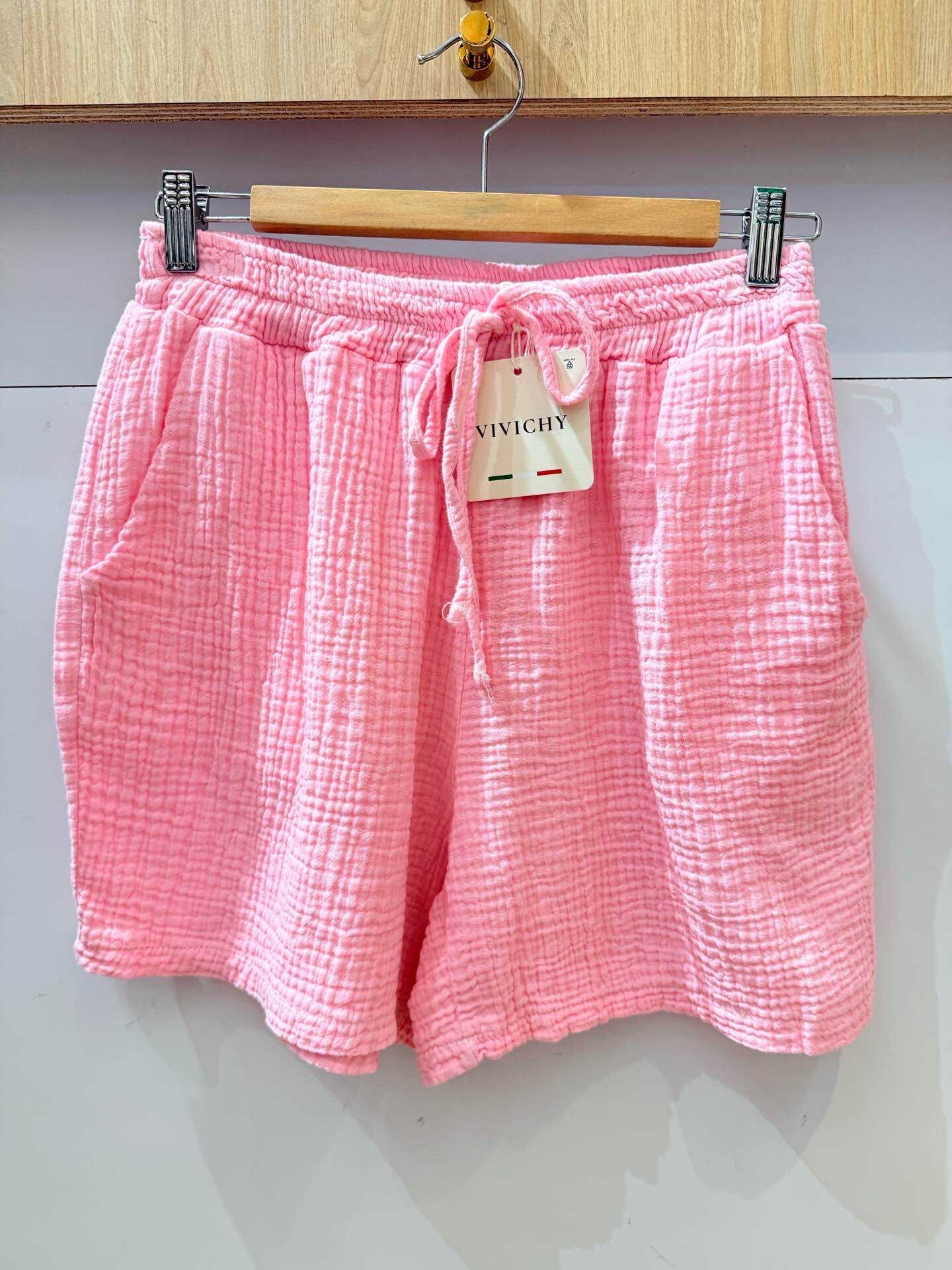 Grossiste VIViCHY GRANDE TAILLE - Short Gaze De Coton