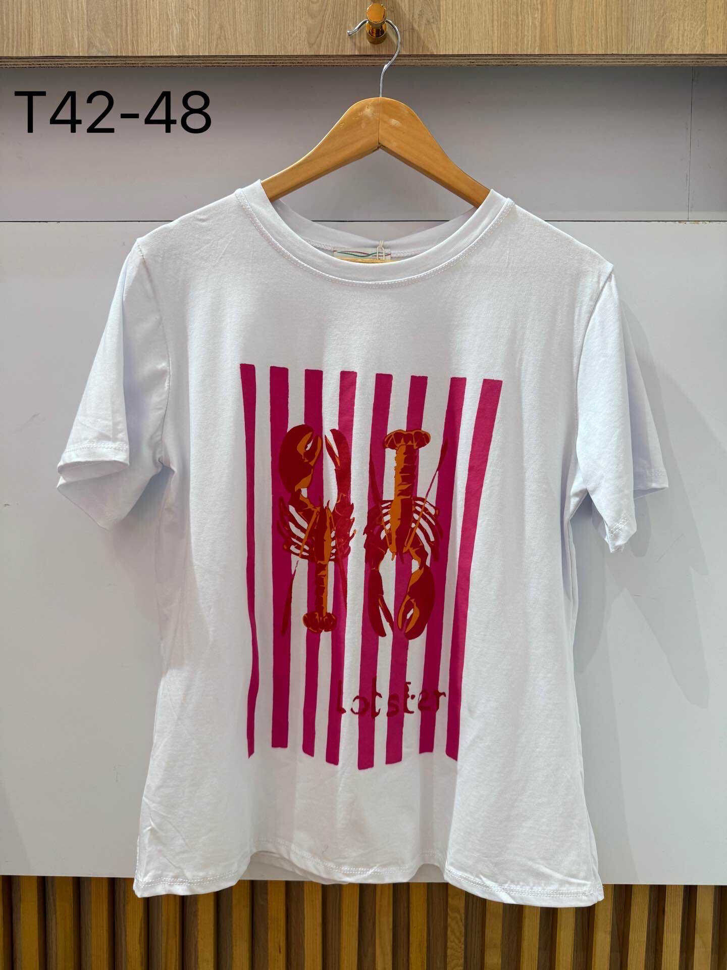 Grossiste VIViCHY GRANDE TAILLE - T-Shirt Grande Taille Imprimé Homard