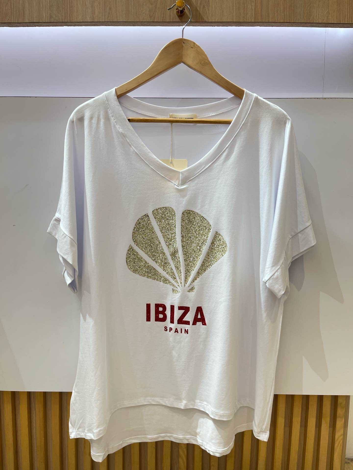 Großhändler VIViCHY GRANDE TAILLE - Großes V-Ausck-T-Shirt mit Druck