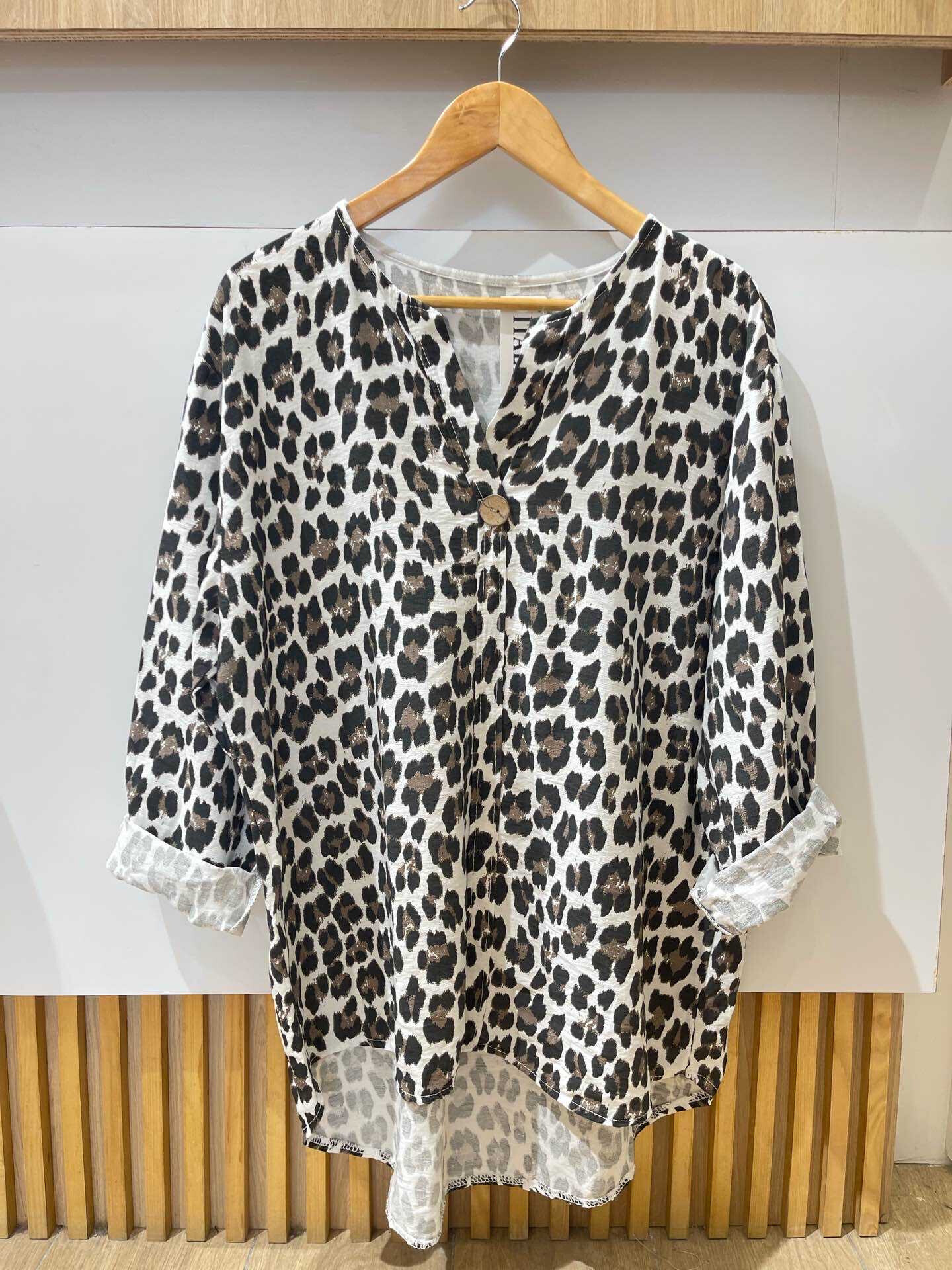 Wholesaler VIVICHY - leopard blouse